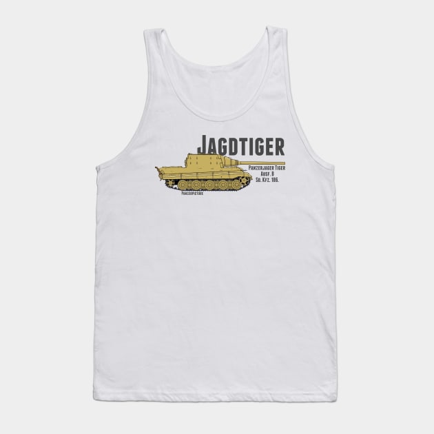 Jagdtiger T-Shirt Tank Top by Panzerpicture